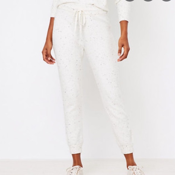 Lou & Grey Pants - NWT Lou & Grey Flecked Sweater Jogger